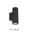 PERE * APLIQUE IP65 2L*GU10 NEGRO